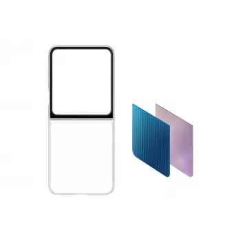 Samsung EF-ZF731CTEGWW mobiiltelefoni ümbris 17 cm (6,7 tolli) klappümbris, läbipaistev