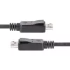 StarTech.com 6ft (2m) DisplayPort 1.2 kaabel - 4K x 2K Ultra HD VESA sertifitseeritud DisplayPort kaabel - DP-DP kaabel monitorile - DP video-/kuvarikaabel - lukustuvad DP-pistikud