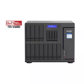 QNAP TVS-h1688X NAS Tower Intel® Xeon® W-1250 32 GB DDR4 0 TB QuTS hero Must