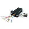 StarTech.com DB9–RJ45 mooduladapter – isane/emane, DB-9, RJ-45, must