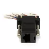 StarTech.com DB9–RJ45 mooduladapter – isane/emane, DB-9, RJ-45, must