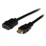 StarTech.com 2m (6 jalga) HDMI pikenduskaabel - HDMI isaselt emasele kaabel - 4K HDMI kaabli pikendaja - 4K 30Hz UHD HDMI kaabel Ethernetiga M/F - Kiire HDMI 1.4 kaabel - HDMI juhtme pikendaja