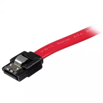 StarTech.com 18-tolline lukustuv SATA-kaabel, 0,457 m, SATA III, SATA 7-kontaktiline, SATA 7-kontaktiline, isane/isane, punane