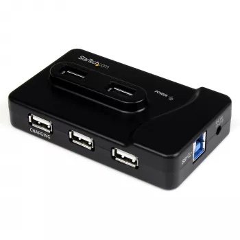 StarTech.com 6 pordiga USB 3.0 / USB 2.0 kombohub koos 2A laadimispordiga – 2x USB 3.0 ja 4x USB 2.0