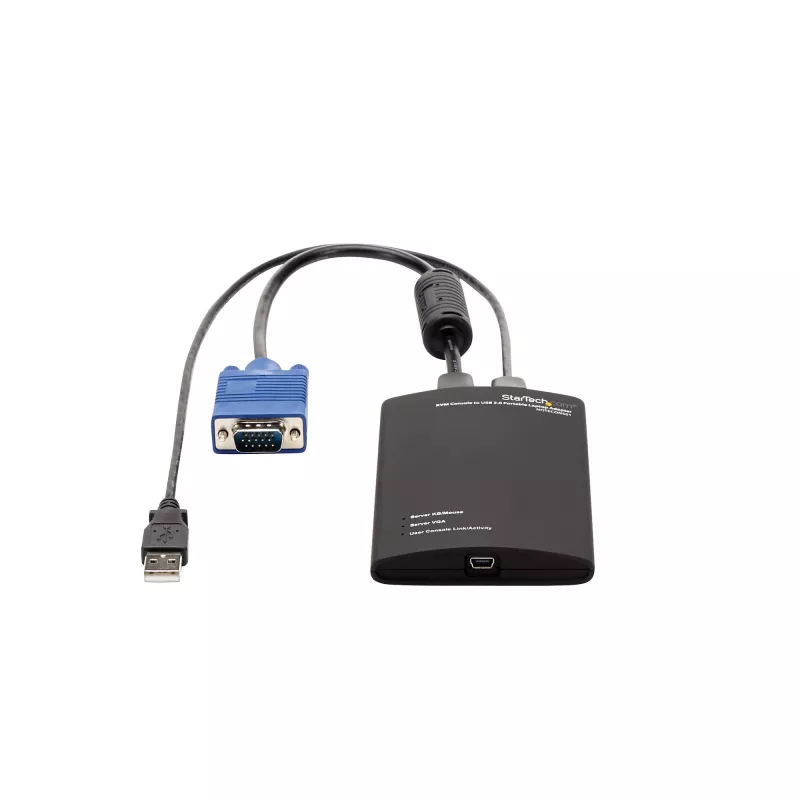 StarTech.com KVM-konsool USB 2.0-le kaasaskantav sülearvuti krahhiadapter