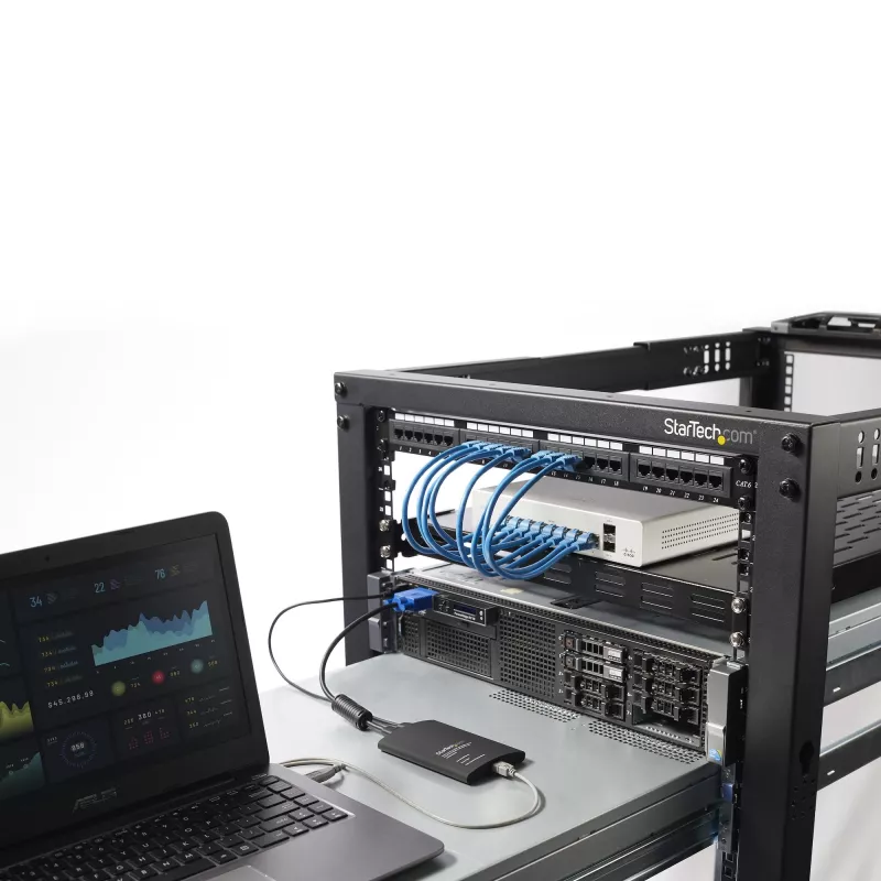 StarTech.com KVM-konsool USB 2.0-le kaasaskantav sülearvuti krahhiadapter