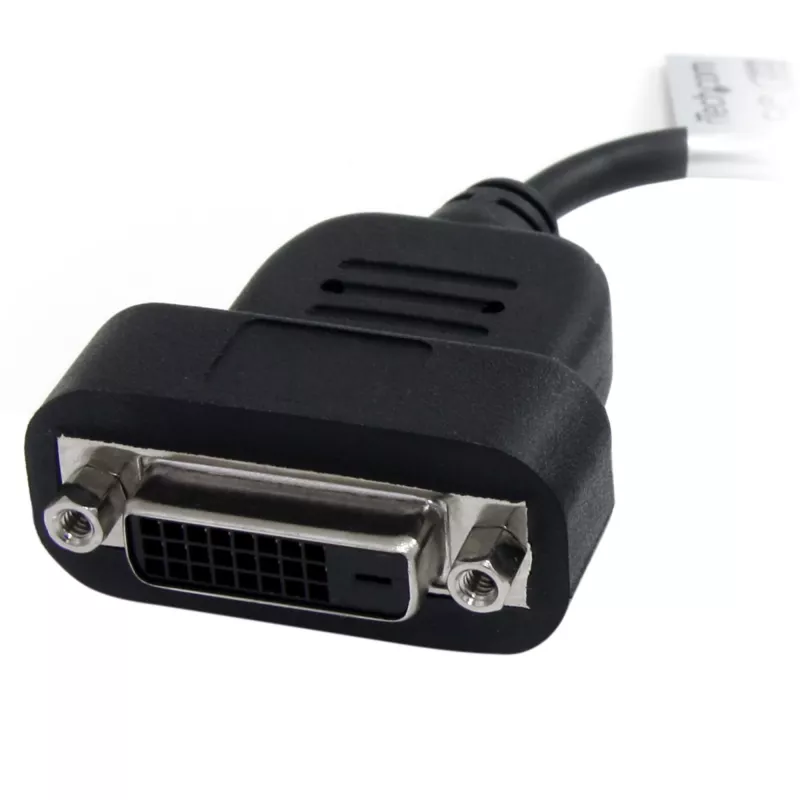 StarTech.com DisplayPort-DVI-adapter – aktiivne DisplayPort–DVI-D-adapter/videomuundur 1080p – DP 1.2 DVI-kuvarikaabli adapterdongel – DP–DVI-adapter – lukustuv DP-pistik