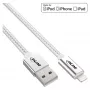 InLine Lightning USB-kaabel, iPadile, iPhone'ile, iPodile, hõbedane/alu 1m MFi-sertifitseeritud