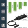 StarTech.com M.2 SSD-korpus M.2 SATA SSD-dele – USB 3.1 (10 Gbit/s) USB-C-kaabliga
