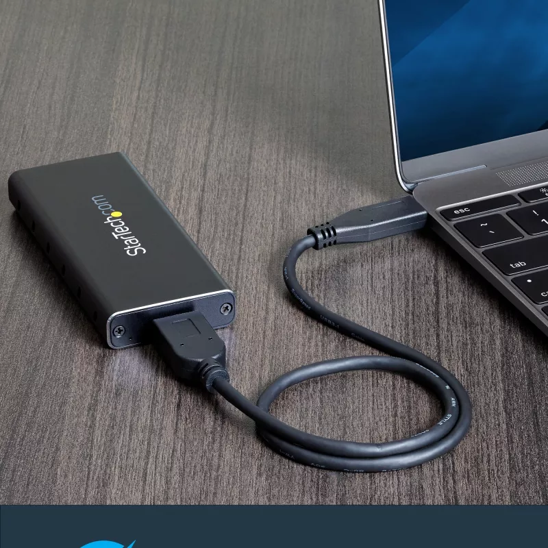 StarTech.com M.2 SSD-korpus M.2 SATA SSD-dele – USB 3.1 (10 Gbit/s) USB-C-kaabliga