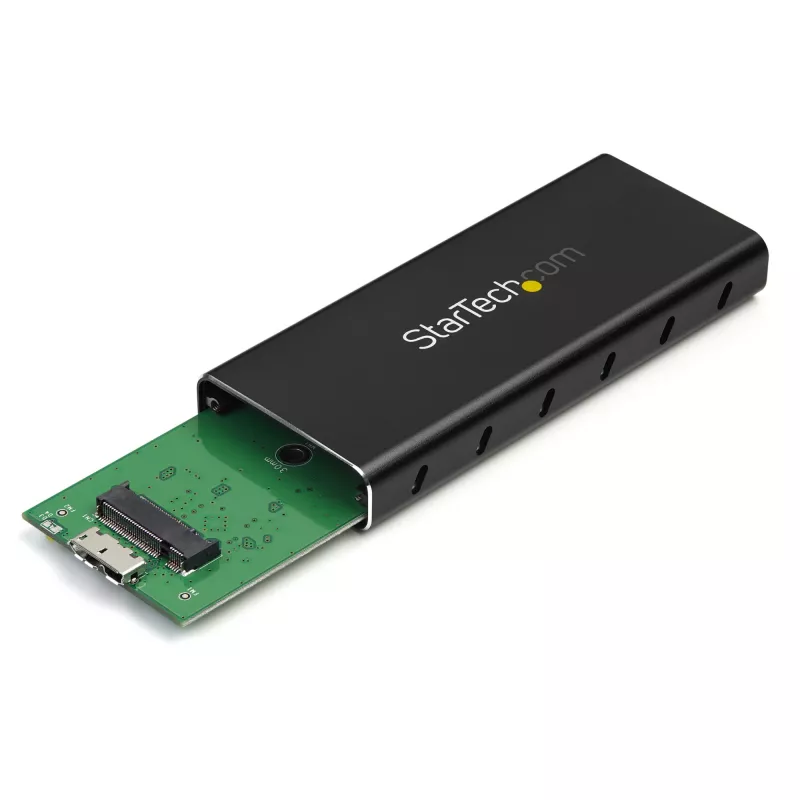 StarTech.com M.2 SSD-korpus M.2 SATA SSD-dele – USB 3.1 (10 Gbit/s) USB-C-kaabliga