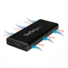 StarTech.com M.2 SSD-korpus M.2 SATA SSD-dele – USB 3.1 (10 Gbit/s) USB-C-kaabliga