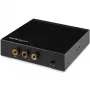 StarTech.com HDMI-RCA muundur koos heliga, aktiivne videomuundur, must, REACH, FCC, 1920 x 1080 pikslit, 640 x 480,800 x 600,1920 x 1080, 480p, 576p, 720p, 1080p