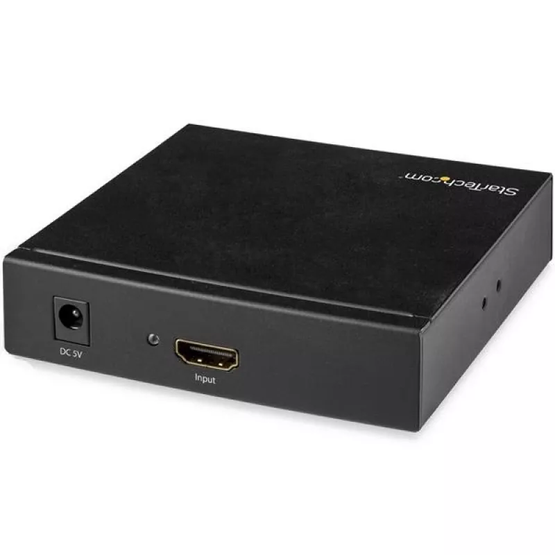 StarTech.com HDMI-RCA muundur koos heliga, aktiivne videomuundur, must, REACH, FCC, 1920 x 1080 pikslit, 640 x 480,800 x 600,1920 x 1080, 480p, 576p, 720p, 1080p