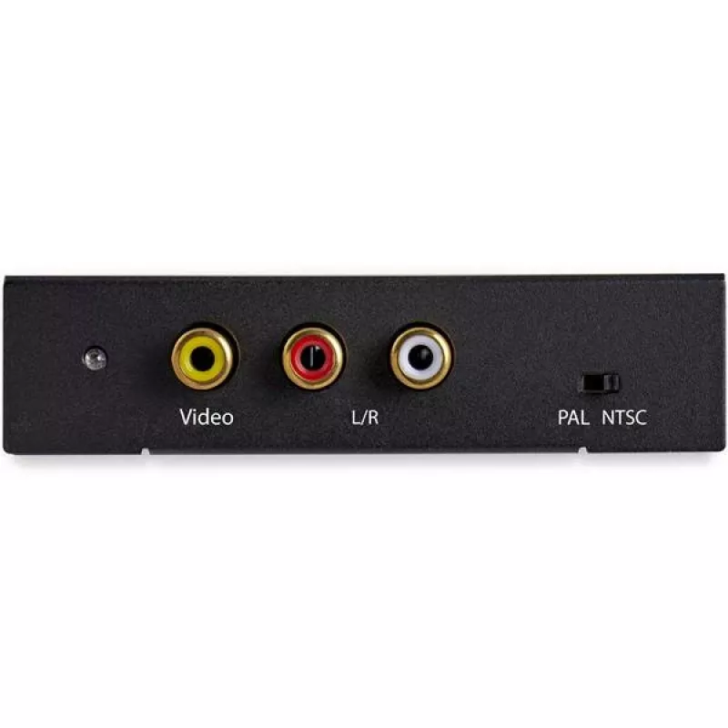 StarTech.com HDMI-RCA muundur koos heliga, aktiivne videomuundur, must, REACH, FCC, 1920 x 1080 pikslit, 640 x 480,800 x 600,1920 x 1080, 480p, 576p, 720p, 1080p
