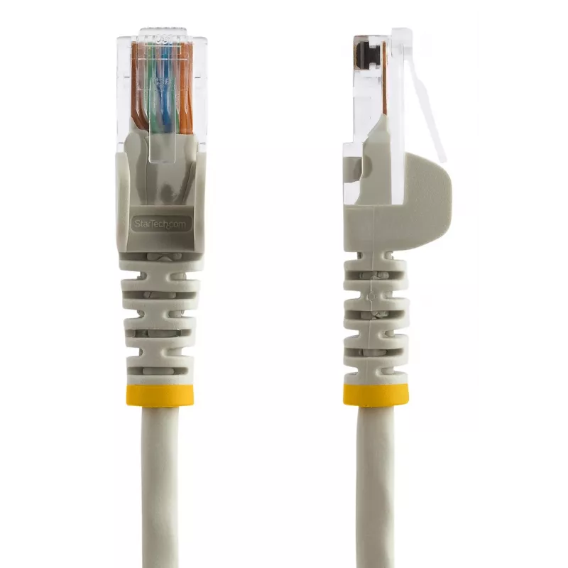 StarTech.com Cat5e Ethernet patch-kaabel with Snagless RJ45 Connectors - 10 m, Gray