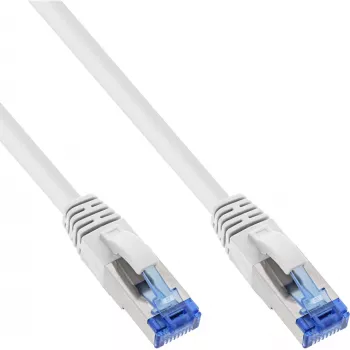 InLine paranduskaabel S/FTP PiMF Cat.6A halogeenivaba 500 MHz valge 2 m