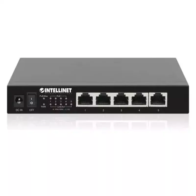 Haldamata lüliti Intellinet 5-pordiline 2.5G Ethernet PoE+ 55W