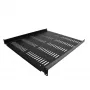 StarTech.com 1U serveri riiuliriiul - Universaalne ventileeritav riiulikinnituse konsoolalus 19 inch võrguseadmete riiulile ja kapile - Vastupidav disain - Kandevõime 55 naela/25 kg - 20 inch sügav riiul, must