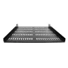 StarTech.com 1U serveri riiuliriiul - Universaalne ventileeritav riiulikinnituse konsoolalus 19 inch võrguseadmete riiulile ja kapile - Vastupidav disain - Kandevõime 55 naela/25 kg - 20 inch sügav riiul, must