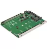 StarTech.com M.2 SATA SSD 2,5-tollisele SATA-adapterile - M.2 NGFF SATA-muunduriks - 7 mm - Avatud raamiga kronstein - M2 kõvaketta adapter