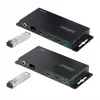 StarTech.com 4K HDMI üle fiiberoptika pikenduskomplekt, 4K 60Hz kuni 3300 jalga/1 km (ühemoodiline) või 1000 jalga/300 m (mitmemoodiline) LC fiiberoptika, HDR, HDCP, 3,5 mm heli/RS232/IR pikendus, saatja ja vastuvõtja komplekt