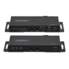 StarTech.com 4K HDMI üle fiiberoptika pikenduskomplekt, 4K 60Hz kuni 3300 jalga/1 km (ühemoodiline) või 1000 jalga/300 m (mitmemoodiline) LC fiiberoptika, HDR, HDCP, 3,5 mm heli/RS232/IR pikendus, saatja ja vastuvõtja komplekt