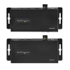 StarTech.com 4K HDMI üle fiiberoptika pikenduskomplekt, 4K 60Hz kuni 3300 jalga/1 km (ühemoodiline) või 1000 jalga/300 m (mitmemoodiline) LC fiiberoptika, HDR, HDCP, 3,5 mm heli/RS232/IR pikendus, saatja ja vastuvõtja komplekt