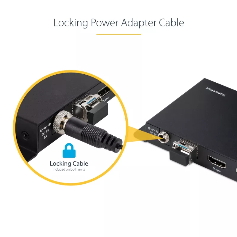 StarTech.com 4K HDMI üle fiiberoptika pikenduskomplekt, 4K 60Hz kuni 3300 jalga/1 km (ühemoodiline) või 1000 jalga/300 m (mitmemoodiline) LC fiiberoptika, HDR, HDCP, 3,5 mm heli/RS232/IR pikendus, saatja ja vastuvõtja komplekt