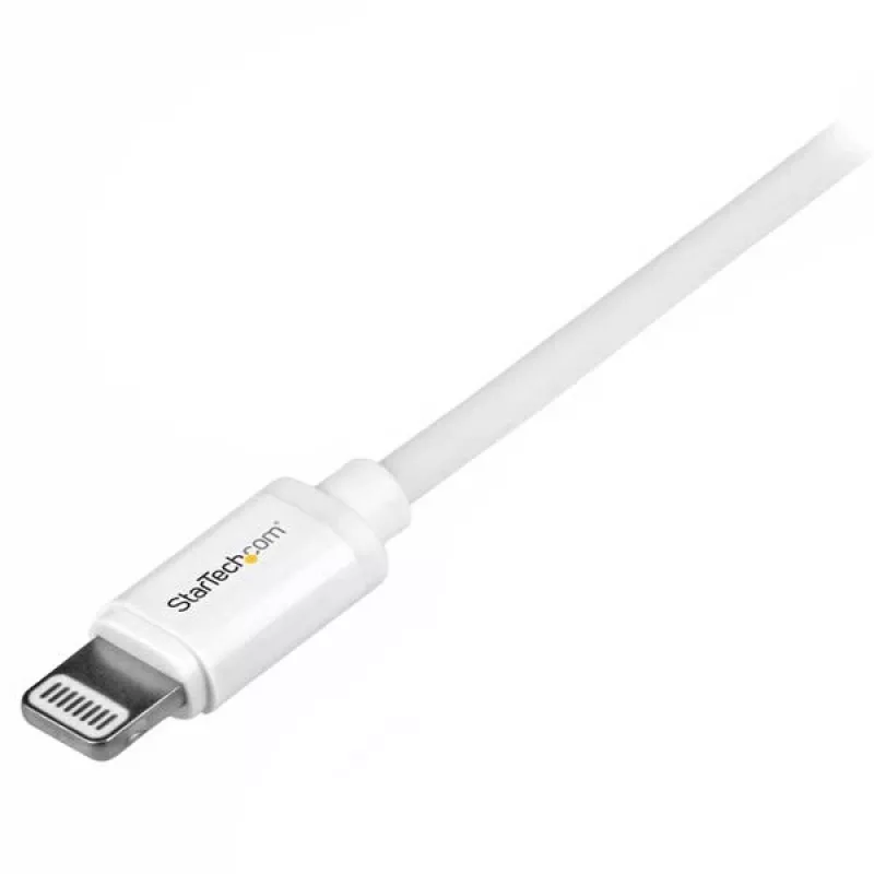 StarTech.com 1 m USB–Lightning-kaabel – iPhone/iPad/iPod-laadimiskaabel – kiirlaadimisega Lightning–USB-kaabel – Apple MFi sertifitseeritud – valge