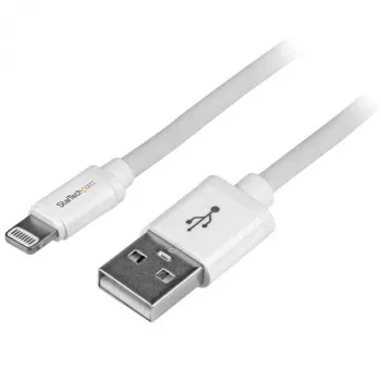 StarTech.com 2 m (6 jalga) USB-Lightning kaabel – pikk iPhone/iPad/iPod laadimiskaabel – Lightning-USB-kaabel – Apple MFi sertifitseeritud – valge