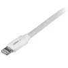 StarTech.com 2 m (6 jalga) USB-Lightning kaabel – pikk iPhone/iPad/iPod laadimiskaabel – Lightning-USB-kaabel – Apple MFi sertifitseeritud – valge