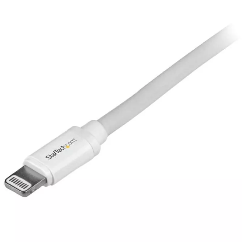 StarTech.com 2 m (6 jalga) USB-Lightning kaabel – pikk iPhone/iPad/iPod laadimiskaabel – Lightning-USB-kaabel – Apple MFi sertifitseeritud – valge