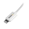 StarTech.com 2 m (6 jalga) USB-Lightning kaabel – pikk iPhone/iPad/iPod laadimiskaabel – Lightning-USB-kaabel – Apple MFi sertifitseeritud – valge