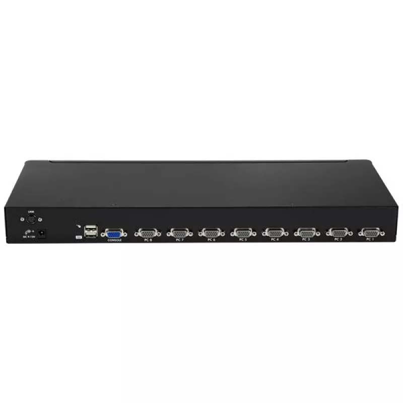 StarTech.com 8 pordiga 1U riiulisse paigaldatav USB KVM-lüliti komplekt OSD ja kaablitega