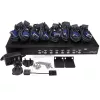 StarTech.com 8 pordiga 1U riiulisse paigaldatav USB KVM-lüliti komplekt OSD ja kaablitega