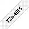 Sildistuslint Brother TZE-SE5 — 24 mm x 8 m, must valgel