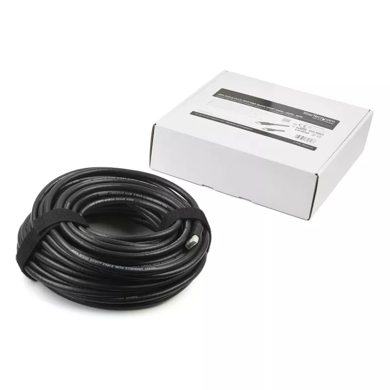 StarTech.com 98 jalga (30 m) aktiivne HDMI-kaabel – 4K High Speed HDMI-kaabel Ethernetiga – CL2-klassiga seinasiseseks paigalduseks – 4K 30Hz video – HDMI 1.4 juhe – HDMI monitorile, projektorile, telerile, kuvarile