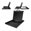 StarTech.com Rackmount KVM Console - Ühe pordiga VGA KVM 19-tollise LCD monitoriga serveririiulile - Täisfunktsionaalne universaalne 1U LCD KVM sahtel koos kaablite ja riistvaraga - USB tugi - 50 000 MTBF