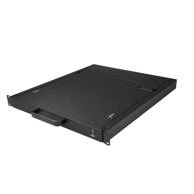 StarTech.com Rackmount KVM Console - Ühe pordiga VGA KVM 19-tollise LCD monitoriga serveririiulile - Täisfunktsionaalne universaalne 1U LCD KVM sahtel koos kaablite ja riistvaraga - USB tugi - 50 000 MTBF