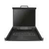 StarTech.com Rackmount KVM Console - Ühe pordiga VGA KVM 19-tollise LCD monitoriga serveririiulile - Täisfunktsionaalne universaalne 1U LCD KVM sahtel koos kaablite ja riistvaraga - USB tugi - 50 000 MTBF