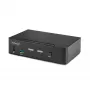 StarTech.com 2-pordiline DisplayPort KVM-lüliti, 8K 60Hz / 4K 144Hz, üks ekraan, DP 1.4, 2x USB 3.0 porti, 4x USB 2.0 HID-porti, nupu- ja kiirklahvidega ümberlülitamine, TAA nõuetele vastav – operatsioonisüsteemist sõltumatu, metallkorpus