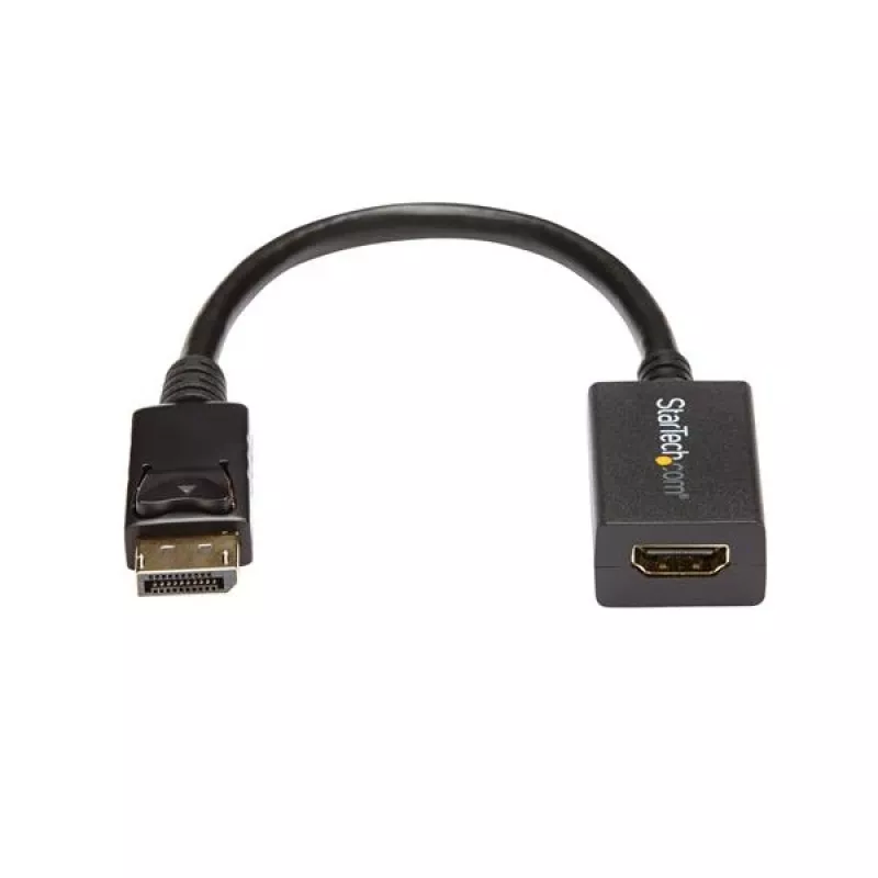 StarTech.com DisplayPort-HDMI-adapter - DP 1.2 HDMI videomuundur 1080p - DP-HDMI-kuvari/teleri/ekraani kaabeladapteri dongel - passiivne DP-HDMI-adapter - lukustuva DP-pistikuga