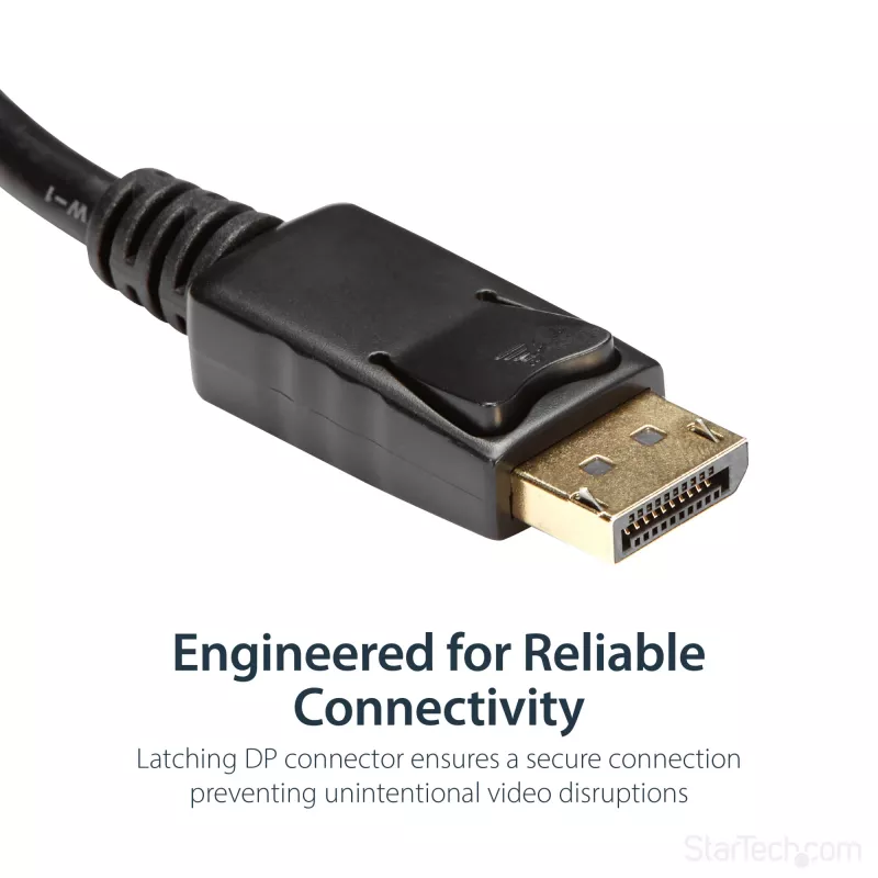StarTech.com DisplayPort-HDMI-adapter - DP 1.2 HDMI videomuundur 1080p - DP-HDMI-kuvari/teleri/ekraani kaabeladapteri dongel - passiivne DP-HDMI-adapter - lukustuva DP-pistikuga