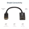 StarTech.com DisplayPort-HDMI-adapter - DP 1.2 HDMI videomuundur 1080p - DP-HDMI-kuvari/teleri/ekraani kaabeladapteri dongel - passiivne DP-HDMI-adapter - lukustuva DP-pistikuga