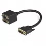 StarTech.com 30cm (1 ft) DVI-D 2x DVI-D digitaalne videolaoturikaabel - M/F ~ 1 ft DVI-D 2x DVI-D digitaalne videolaoturikaabel - M/F