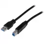 StarTech.com 1 m (3 jalga) sertifitseeritud SuperSpeed USB 3.0 A-B kaabel – M/M
