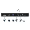 StarTech.com kahe monitoriga USB 3.0 dokkimisjaam HDMI ja DVI/VGA-ga~Kahe monitoriga USB 3.0 sülearvuti dokkimisjaam HDMI/DVI/VGA-ga, 3x USB-A jaotur, GbE, heli, universaalne A-tüüpi dokk Windows/macOS/ChromeOS jaoks - TAA nõuetele vastav