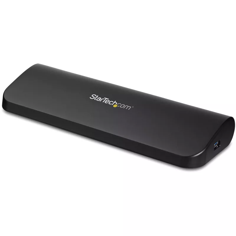 StarTech.com kahe monitoriga USB 3.0 dokkimisjaam HDMI ja DVI/VGA-ga~Kahe monitoriga USB 3.0 sülearvuti dokkimisjaam HDMI/DVI/VGA-ga, 3x USB-A jaotur, GbE, heli, universaalne A-tüüpi dokk Windows/macOS/ChromeOS jaoks - TAA nõuetele vastav