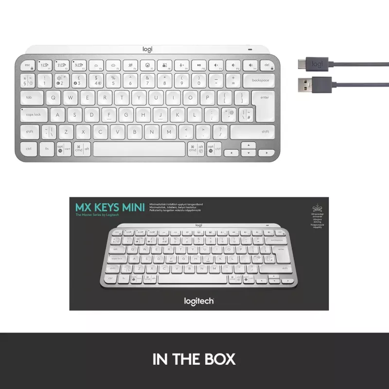 Logitech MX Keys Mini juhtmevaba valgustatud klaviatuur Mini QWERTY